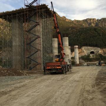 YHT  Yüksek Hızlı Tren Sapanca Doğançay Tünel Ayağı Köprü Viyadük Yapımı Sakarya