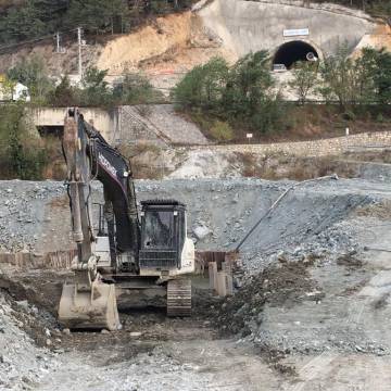 YHT  Yüksek Hızlı Tren Sapanca Doğançay Tünel Ayağı Köprü Viyadük Yapımı Sakarya